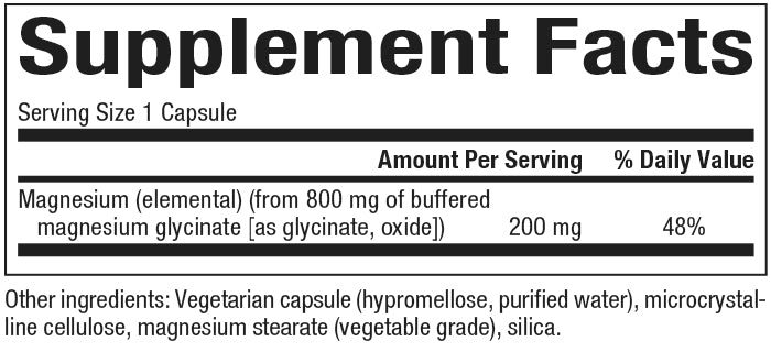 MAGNESIUM BISGLYCINATE 200 MG