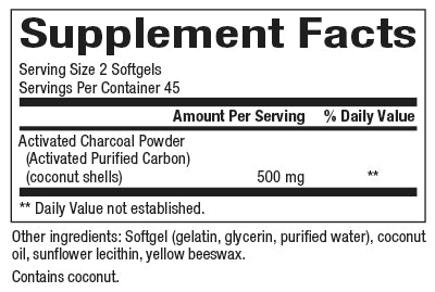 ACTIVATED CHARCOAL 500 mg