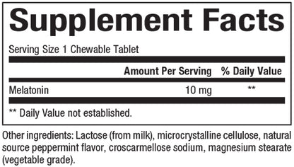 NATURAL FACTORS MELATONIN 10 mg