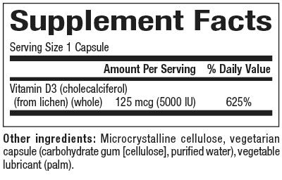 WES VITAMIN D3 125 mcg (5000 IU)