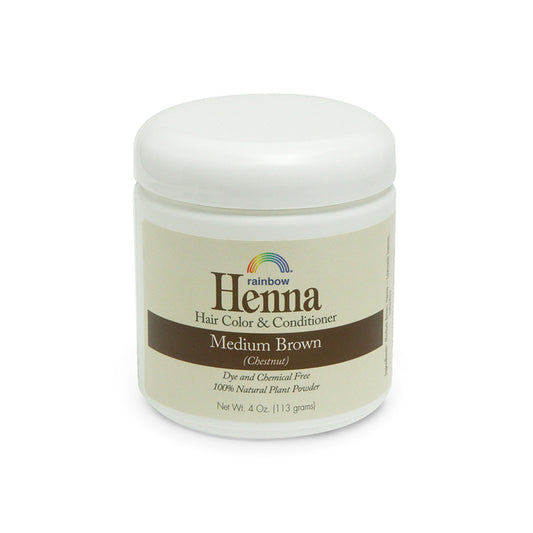 HENNA HAIR COLOR & CONDITIONER MEDIUM BROWN