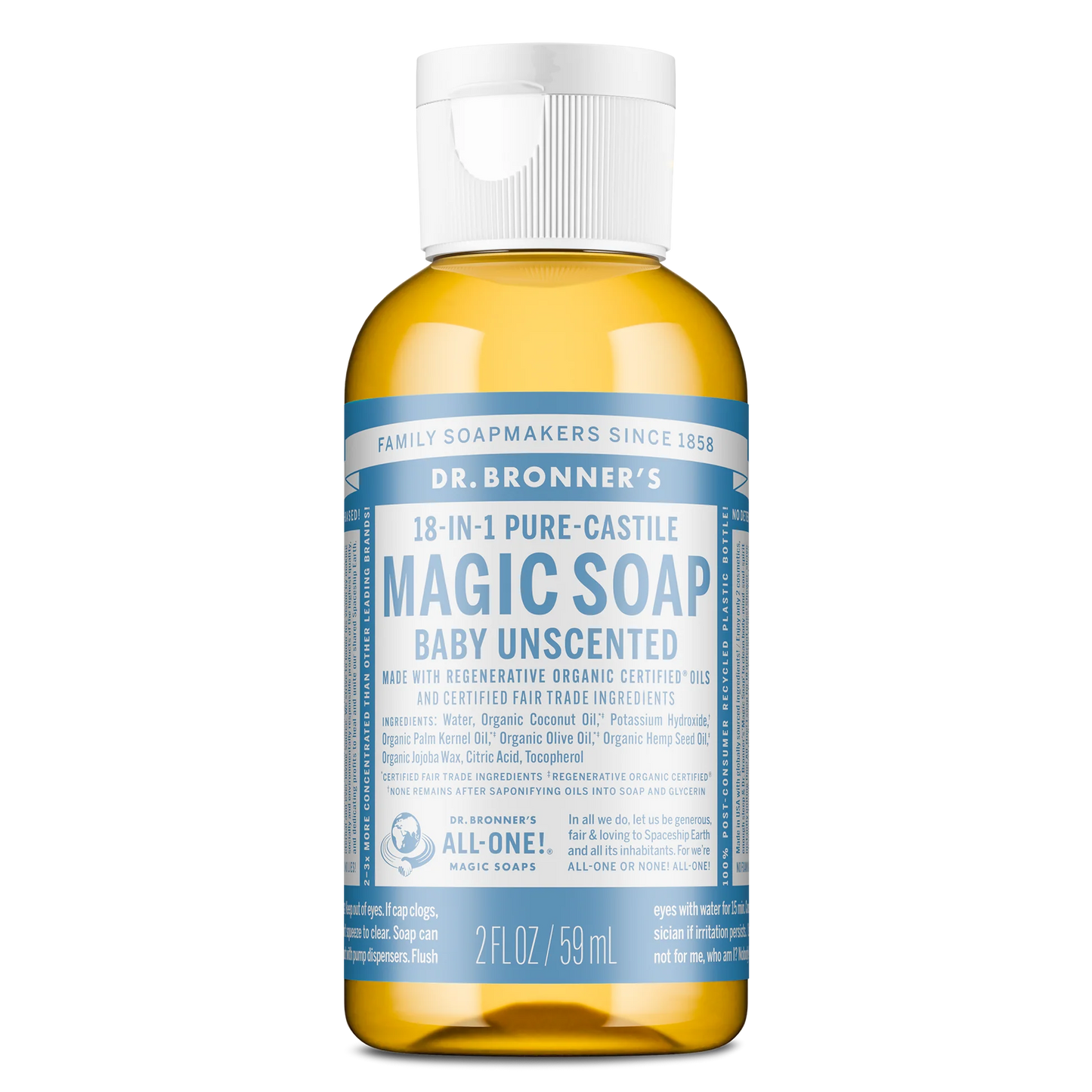 CASTILE LIQUID SOAP UNSCENTED BABY