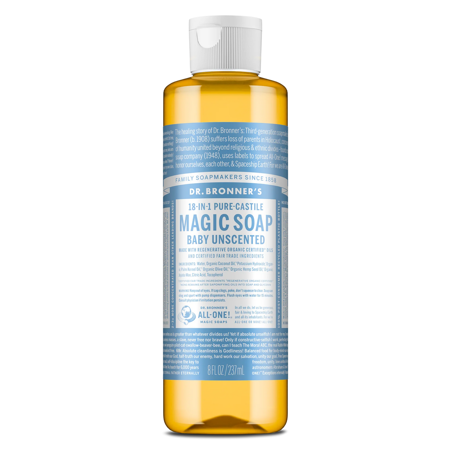 CASTILE LIQUID SOAP UNSCENTED BABY