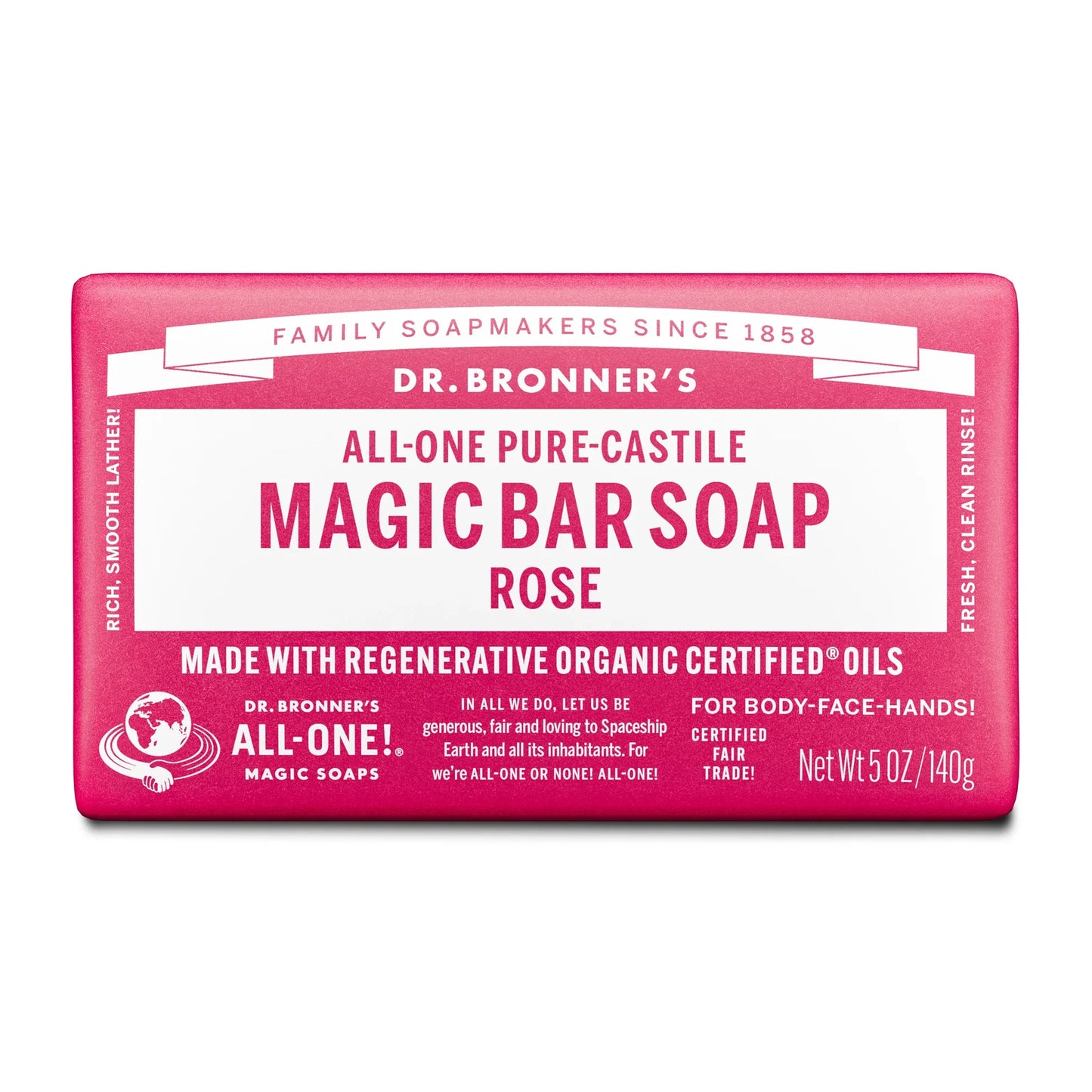 CASTILE SOAP BAR ROSE