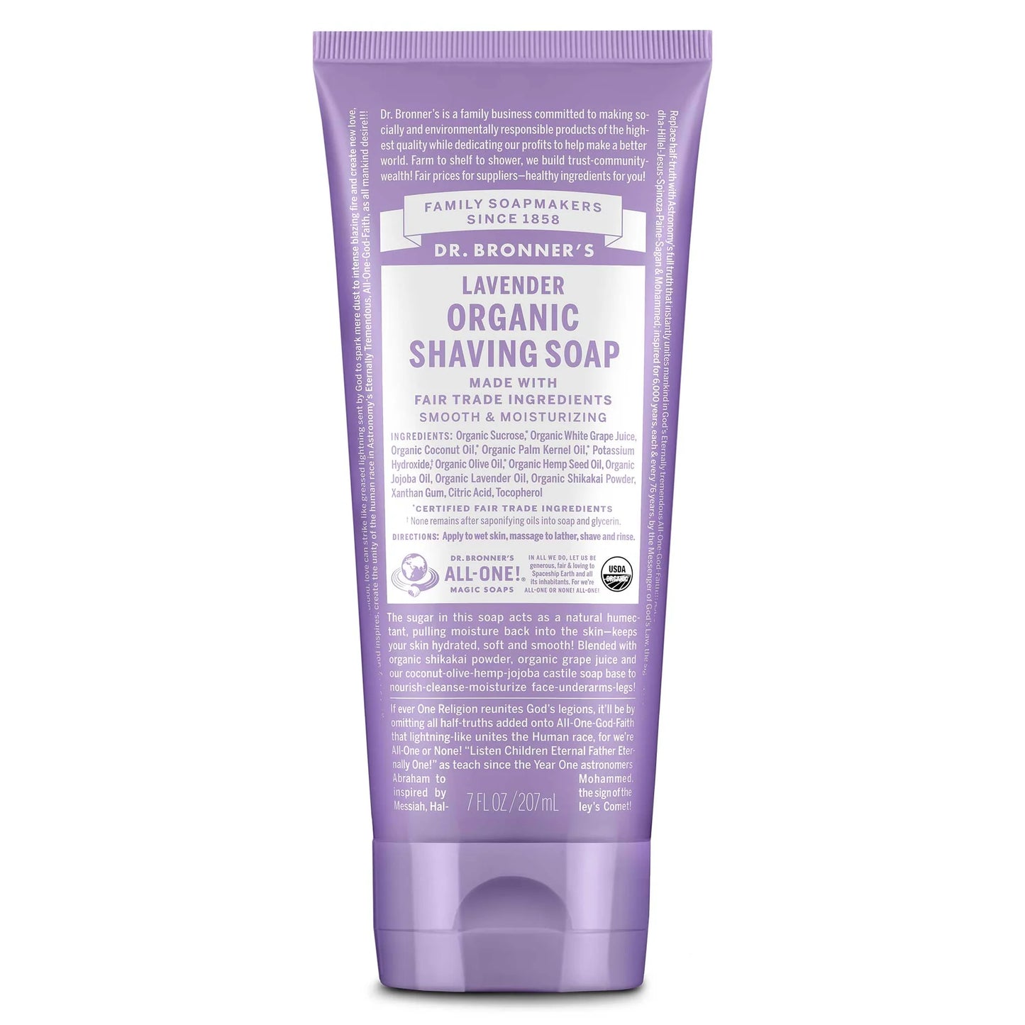 LAVENDER ORGANIC SHAVING SOAP