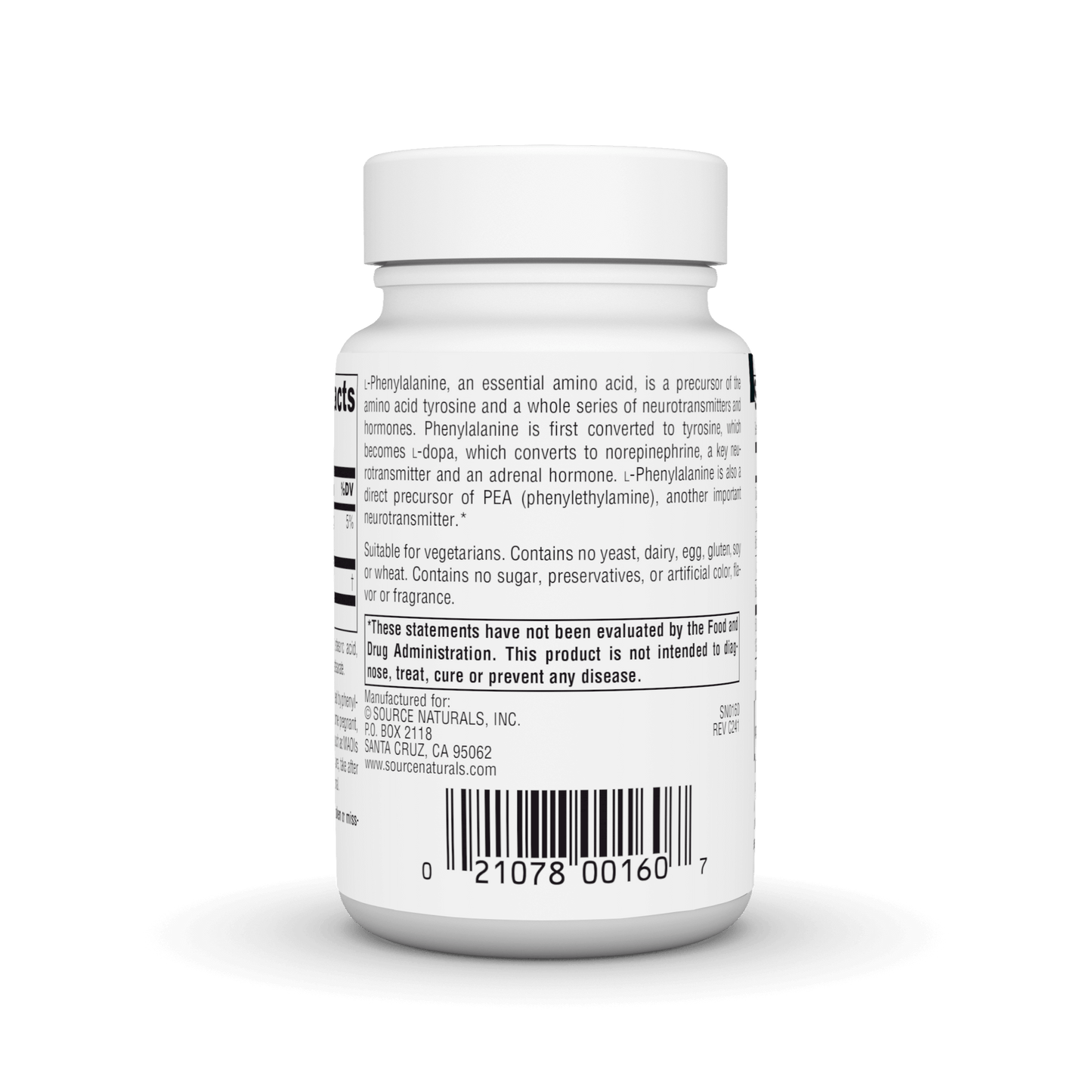 L-PHENYLALANINE 500 mg