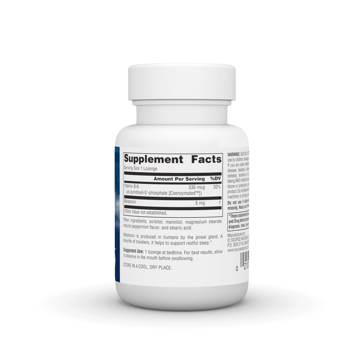SOURCE NATUREALS MELATONIN 5 mg