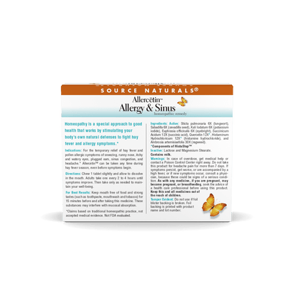 ALLERCETIN ALLERGY & SINUS