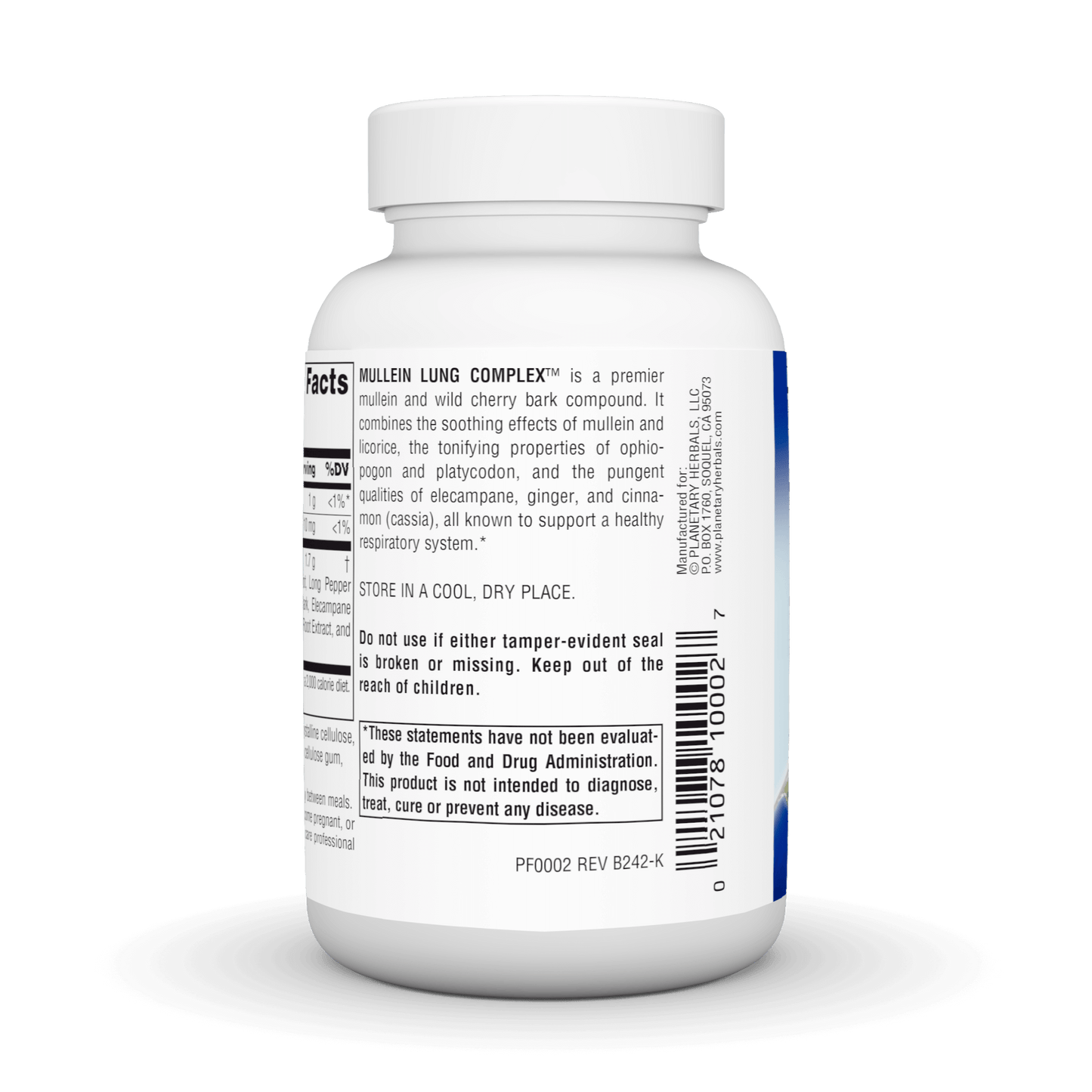 MULLEIN LUNG COMPLEX 850 mg