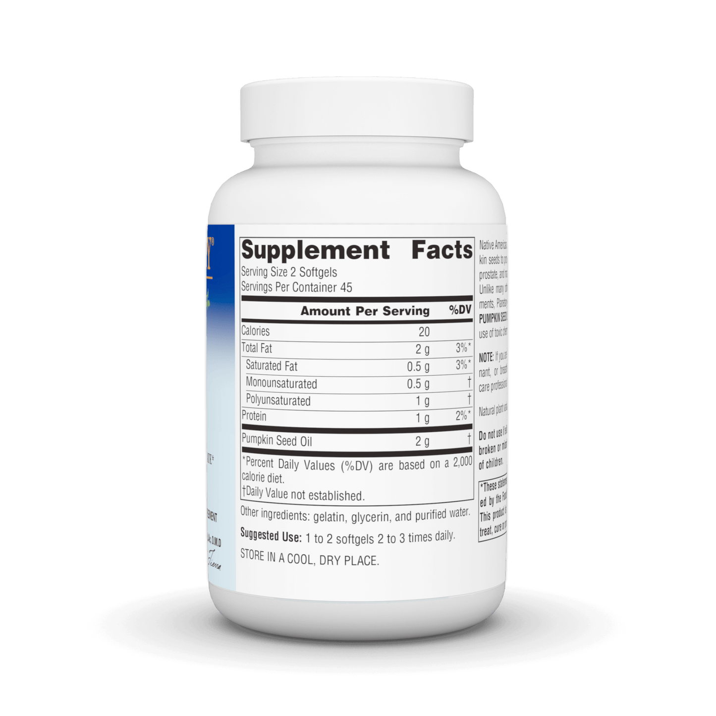 PUMPKIN SEED OIL FULL SPECTRUM CAPSULES