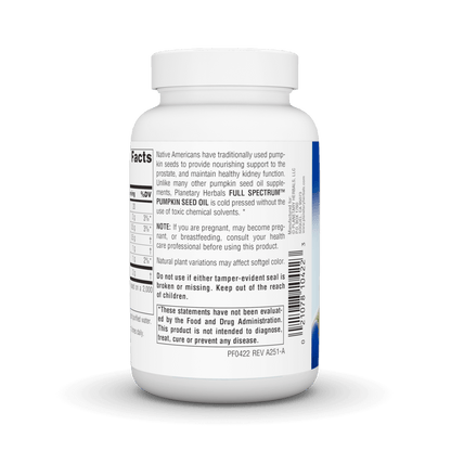 PUMPKIN SEED OIL FULL SPECTRUM CAPSULES