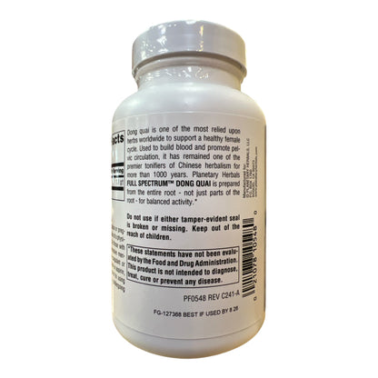 DONG QUAI FULL SPECTRUM 550 mg