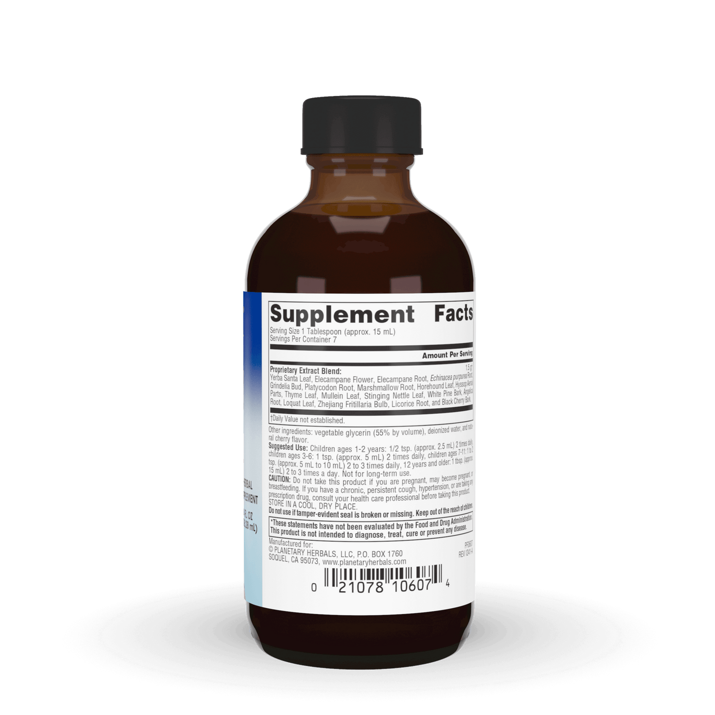 DR. TIERRA'S WILD CHERRY BARK SYRUP KIDS