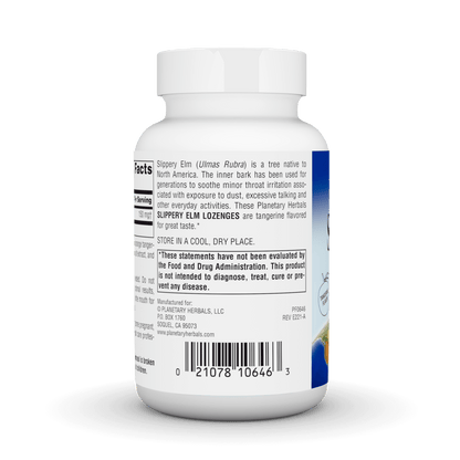 SLIPPERY ELM LOZENGES TANGERINE (100)