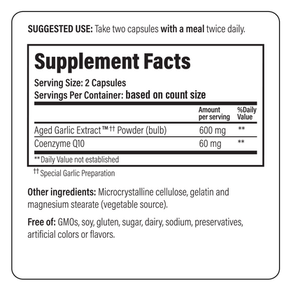 FORMULA 110 COQ10 CARDIOVASCULAR