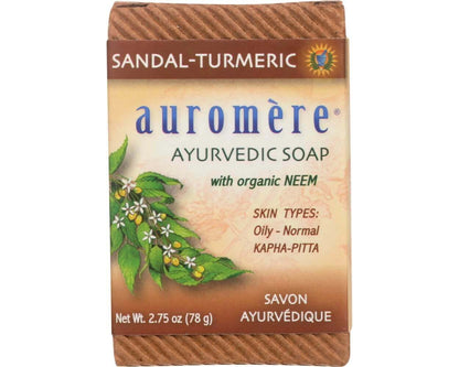 AYURVEDIC SOAP SANDAL-TURMERIC