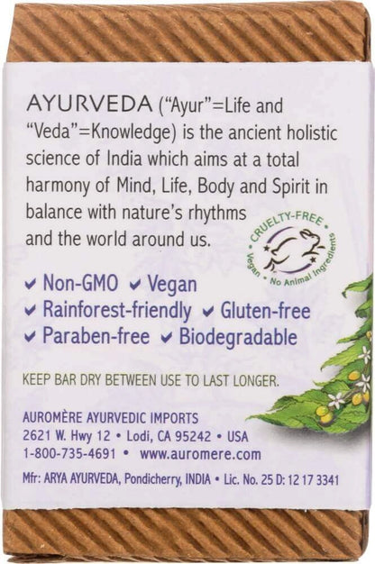 AYURVEDIC SOAP LAVENDER-NEEM