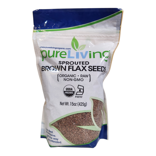 SPROUTED BROWN FLAX SEEDS ORGANIC
