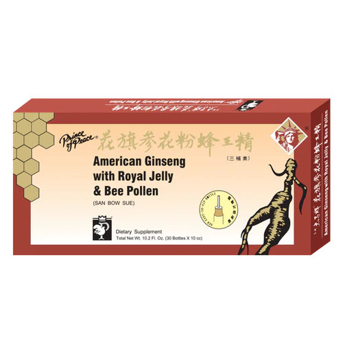 AMERICAN GINSENG WITH ROYAL JELLY & BEE POLLEN