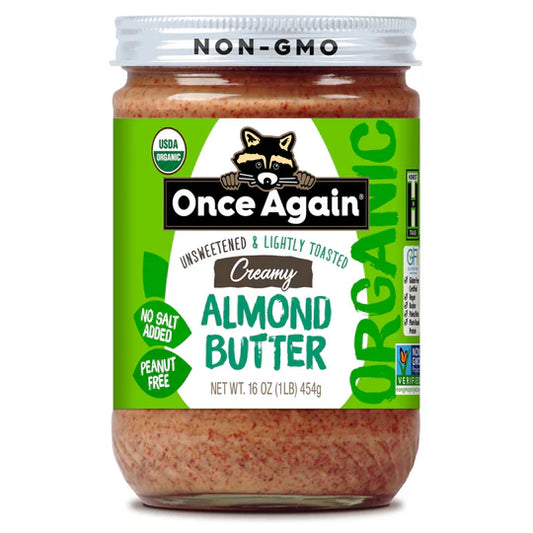ALMOND BUTTER CREAMY UNSWEETENED