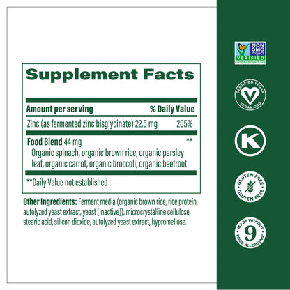 ZINC 22.5 mg