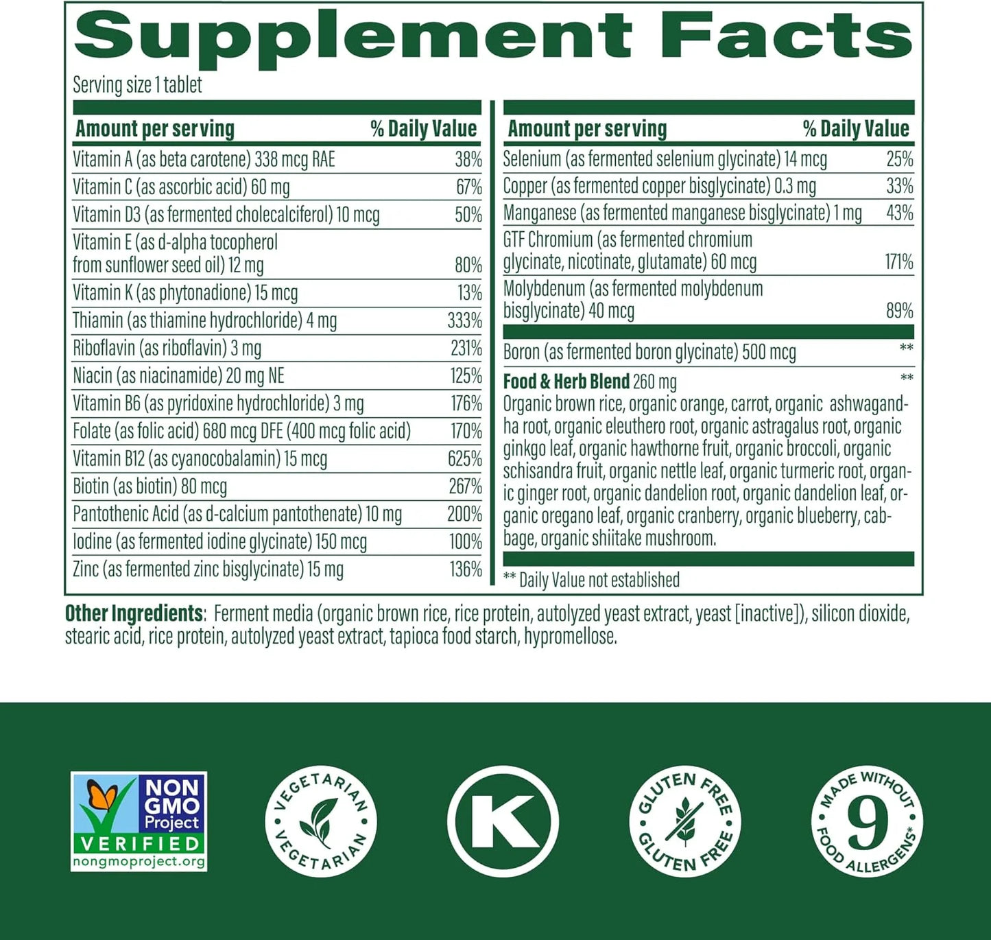 MENS 40+ ONE DAILY MULTIVITAMIN