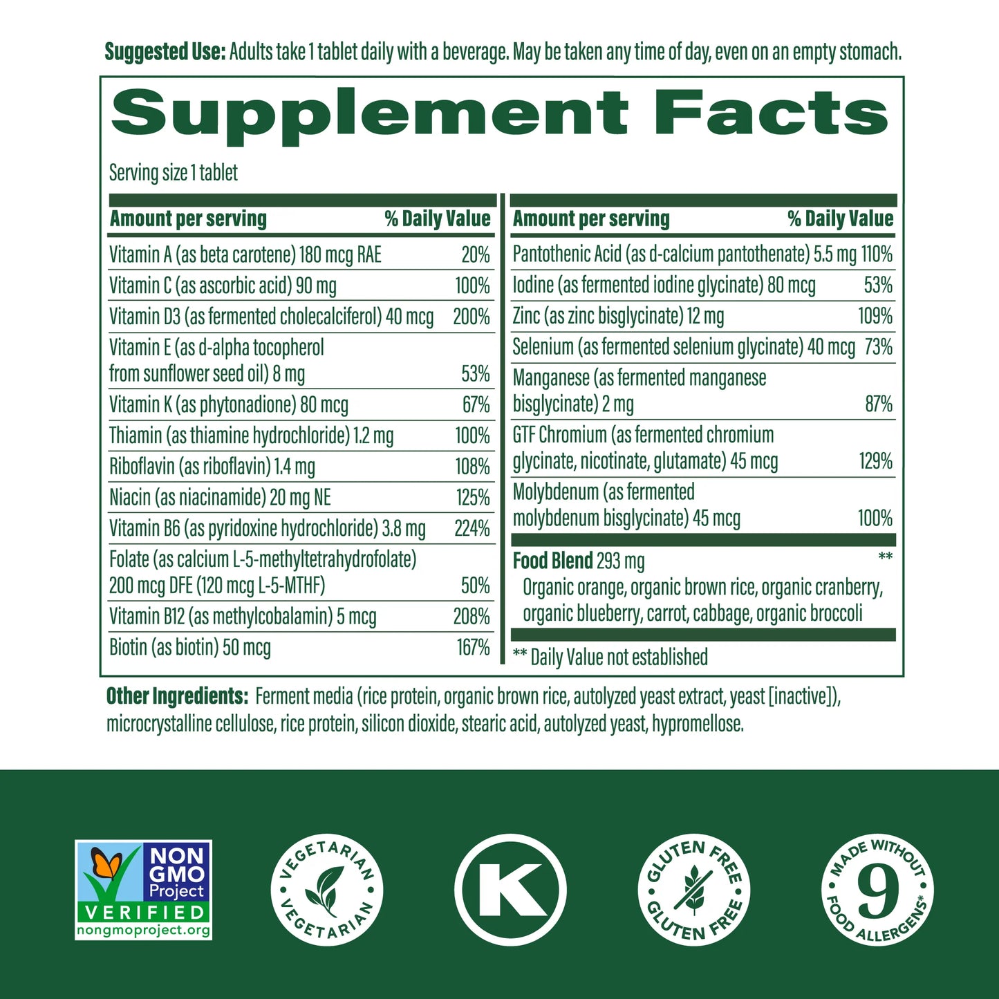MEN'S 55+ ONE DAILY MULTIVITAMIN (90)
