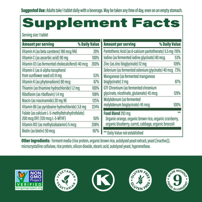 MEN'S 55+ ONE DAILY MULTIVITAMIN (120)