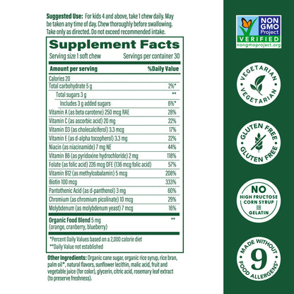 KIDS MULTIVITAMIN CHEWS GRAPE