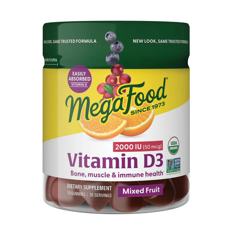 MEGAFOOD VITAMIN D3 50 mcg  (2000 IU) GUMMY