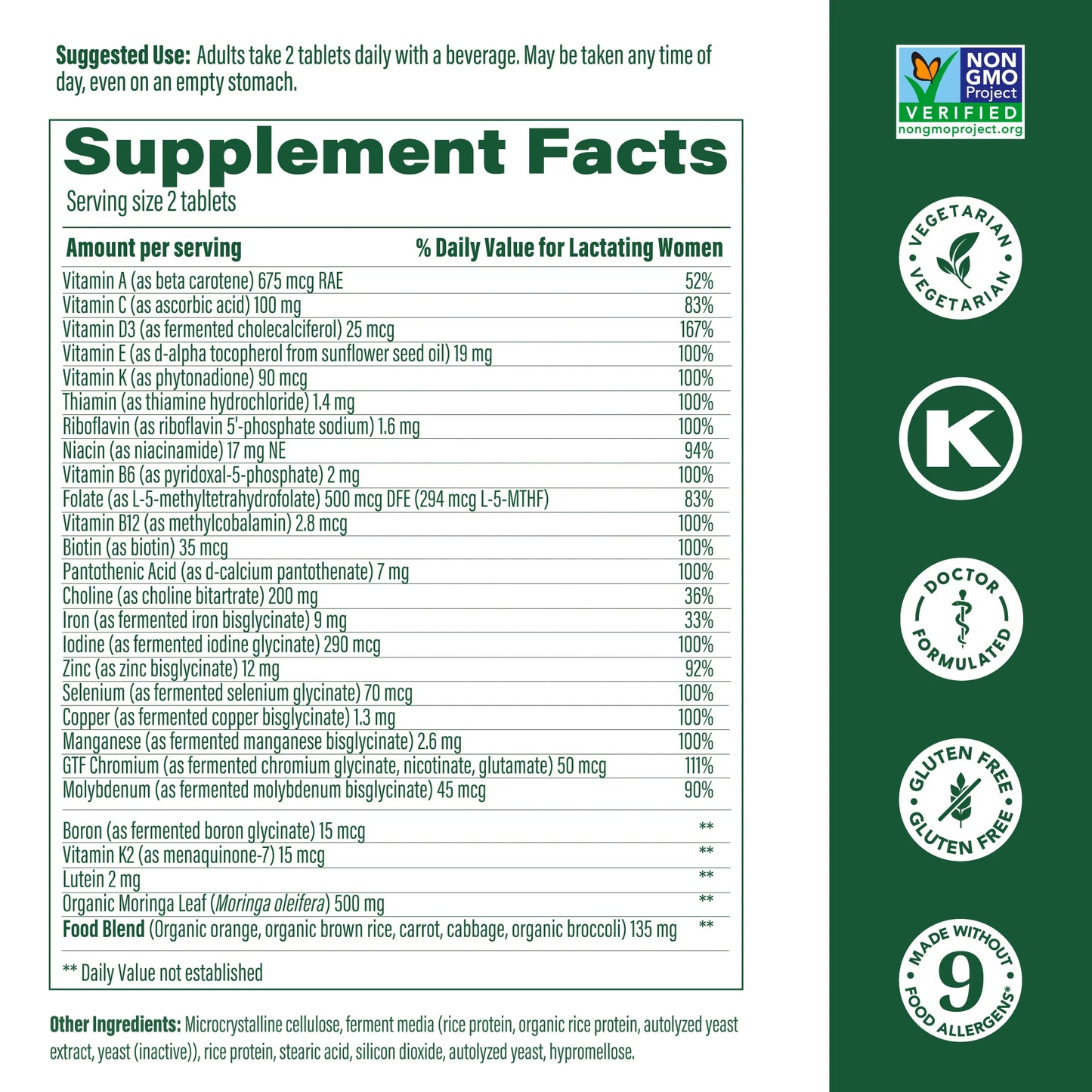 BABY & ME 2 POSTNATAL MULTIVITAMIN