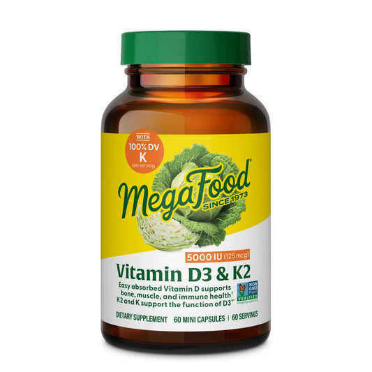 MEGAFOOD VITAMIN D3 5000 IU + K2 (60)