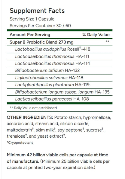 SUPER 8 HI-POTENCY PROBIOTICS
