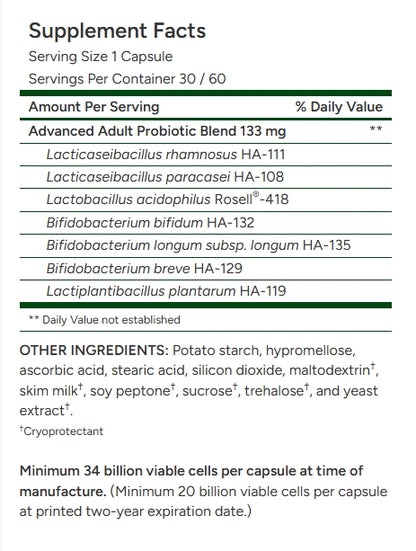 ADVANCED ADULTS PROBIOTIC