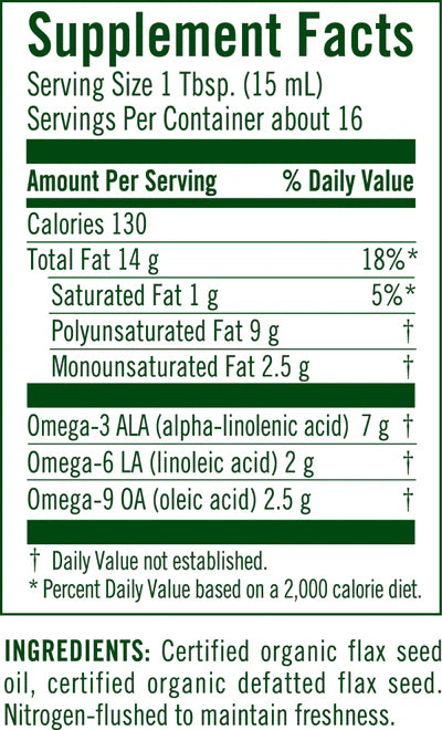 HIGH LIGNAN FLAX OIL