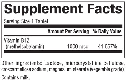 NATURAL FACTORS METHYLCOBALAMIN B12 1000 mcg (90)