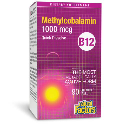 NATURAL FACTORS METHYLCOBALAMIN B12 1000 mcg (90)