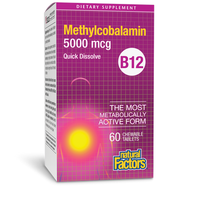 NATURAL FACTORS METHYLCOBALAMIN B12 5000 mcg
