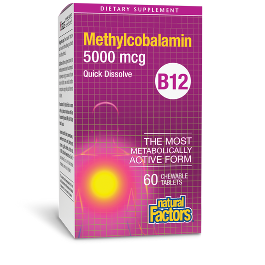 NATURAL FACTORS METHYLCOBALAMIN B12 5000 mcg