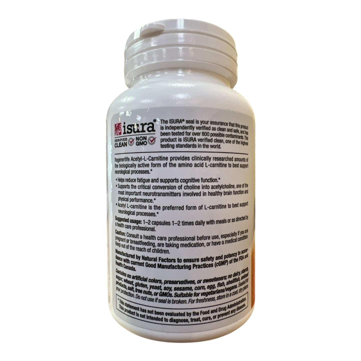 REGENERLIFE ACETYL - L - CARNITINE