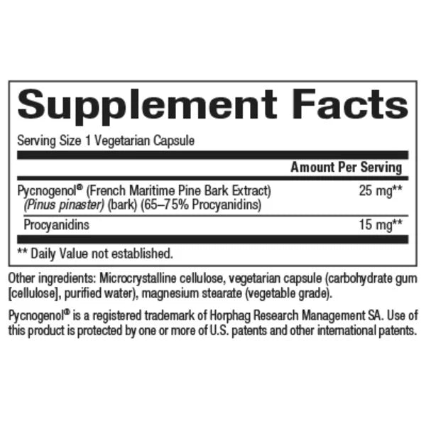 PYCNOGENOL 25 mg