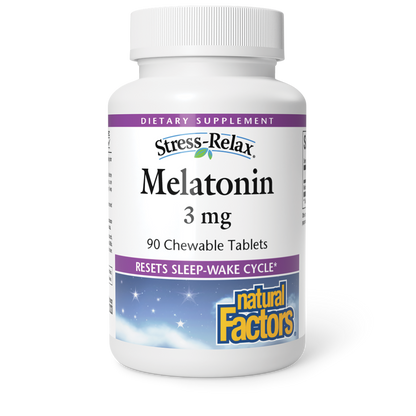 NATURAL FACTORS MELATONIN 3 mg