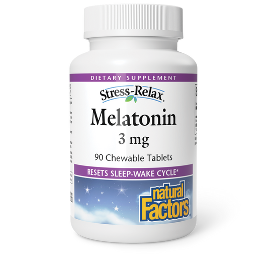 NATURAL FACTORS MELATONIN 3 mg
