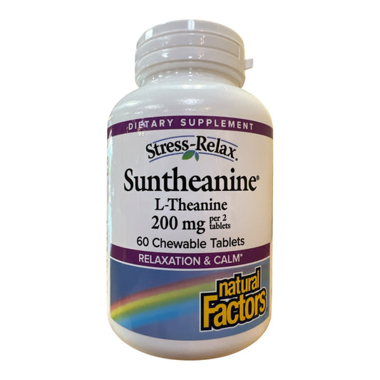 SUNTHEANINE L-THEANINE CHEWABLE 200 mg