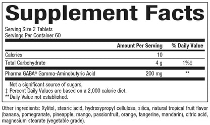 PHARMA GABA CHEWABLE 200 mg TRAVEL