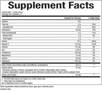 WHEY FACTORS STRAWBERRY