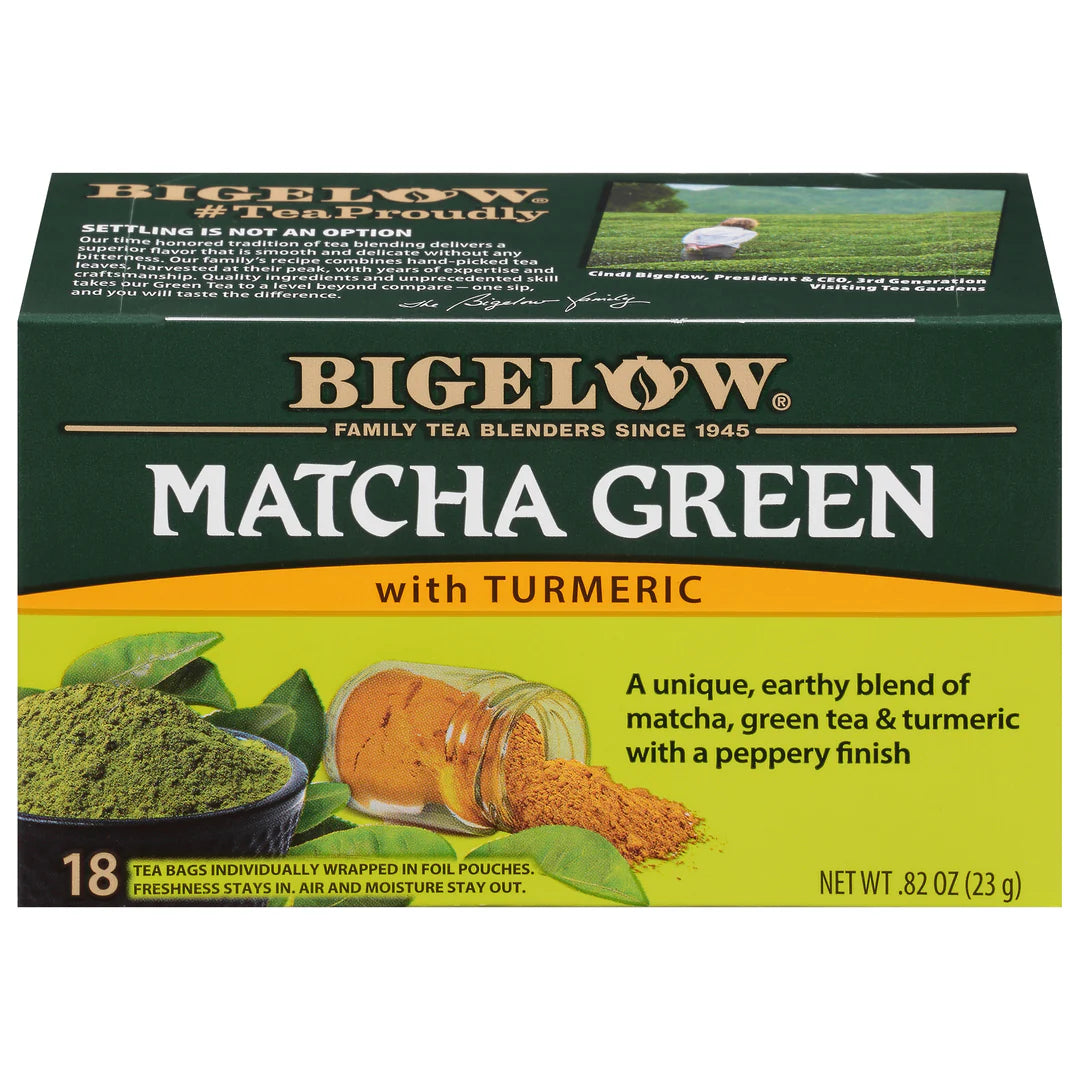 MATCHA GREEN TEA WITH TURMERIC
