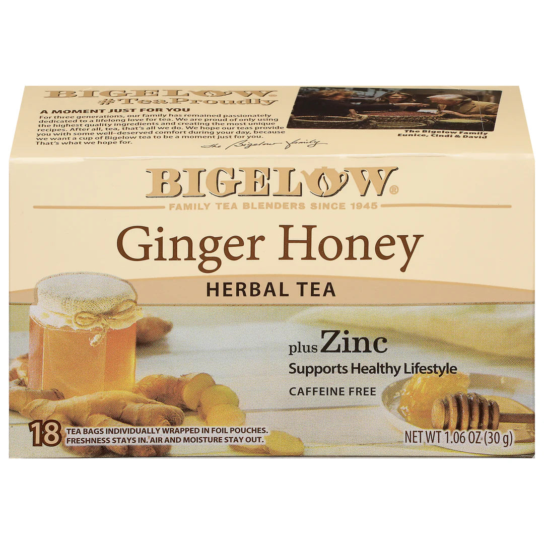 GINGER HONEY TEA PLUS ZINC