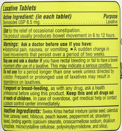 SWISS KRISS HERBAL LAXATIVE (120)