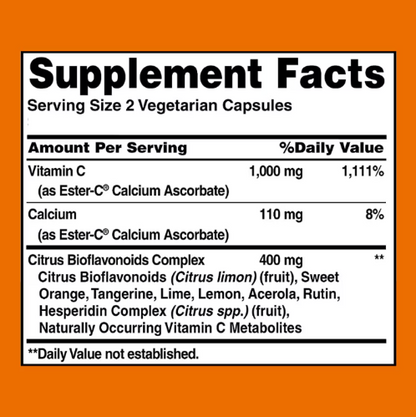 ESTER-C 500 mg WITH BIOFLAVONOIDS